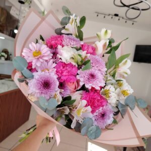 Ramo mixto tonos lilas