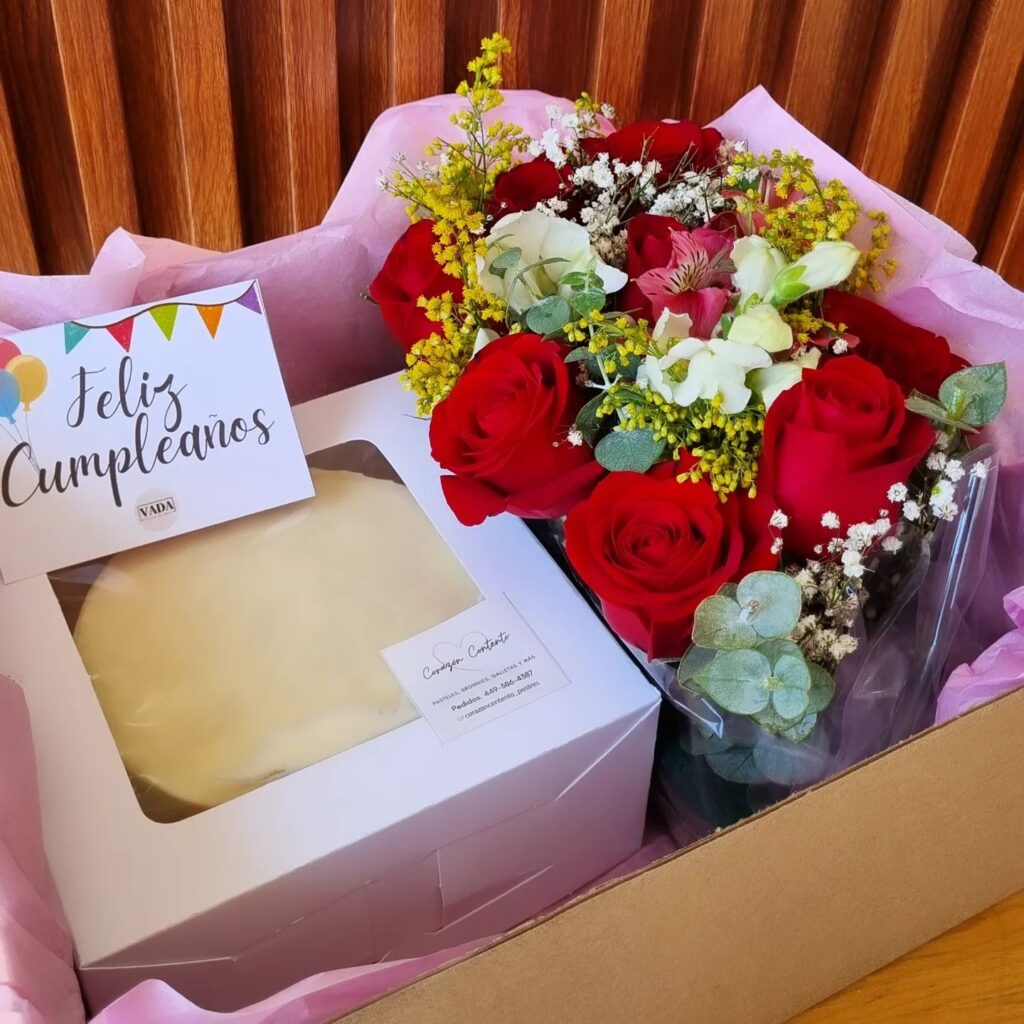 Kit Cumpleañero Pastel y flores